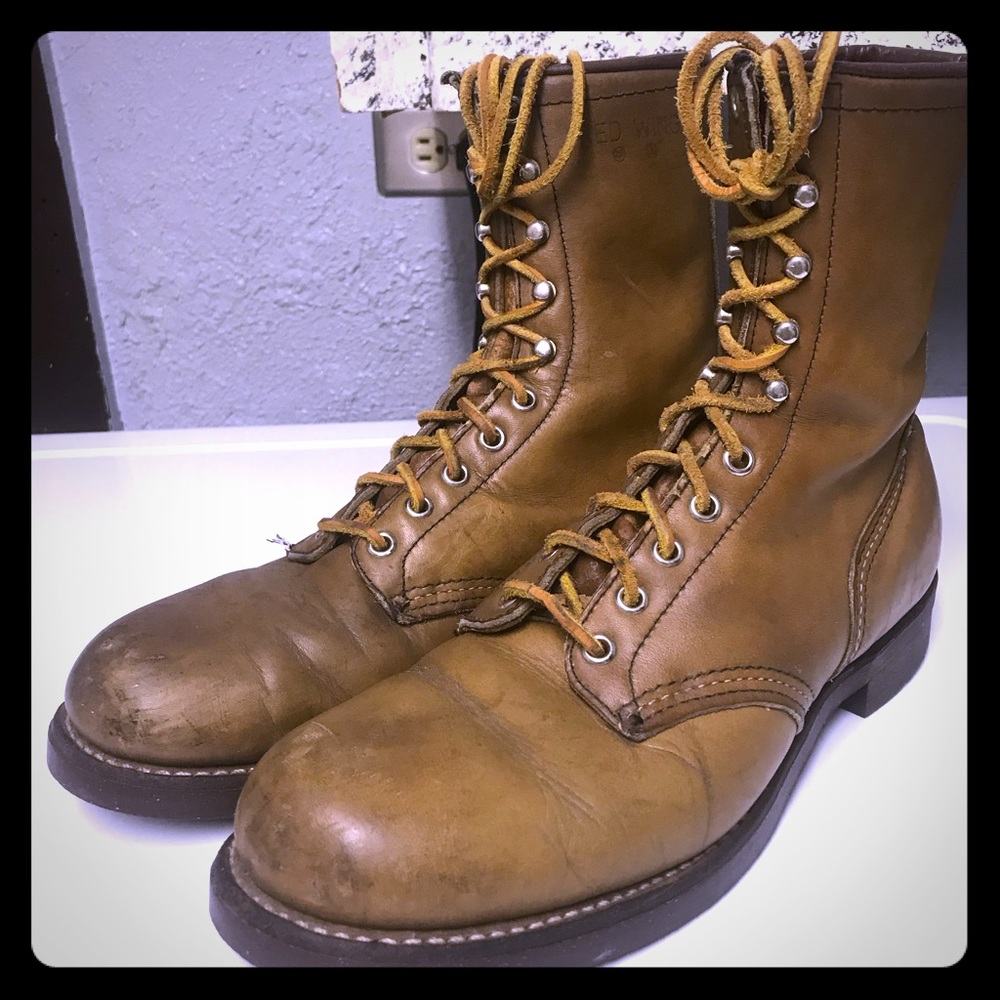 Vintage Redwing boots combat  #948 insulated